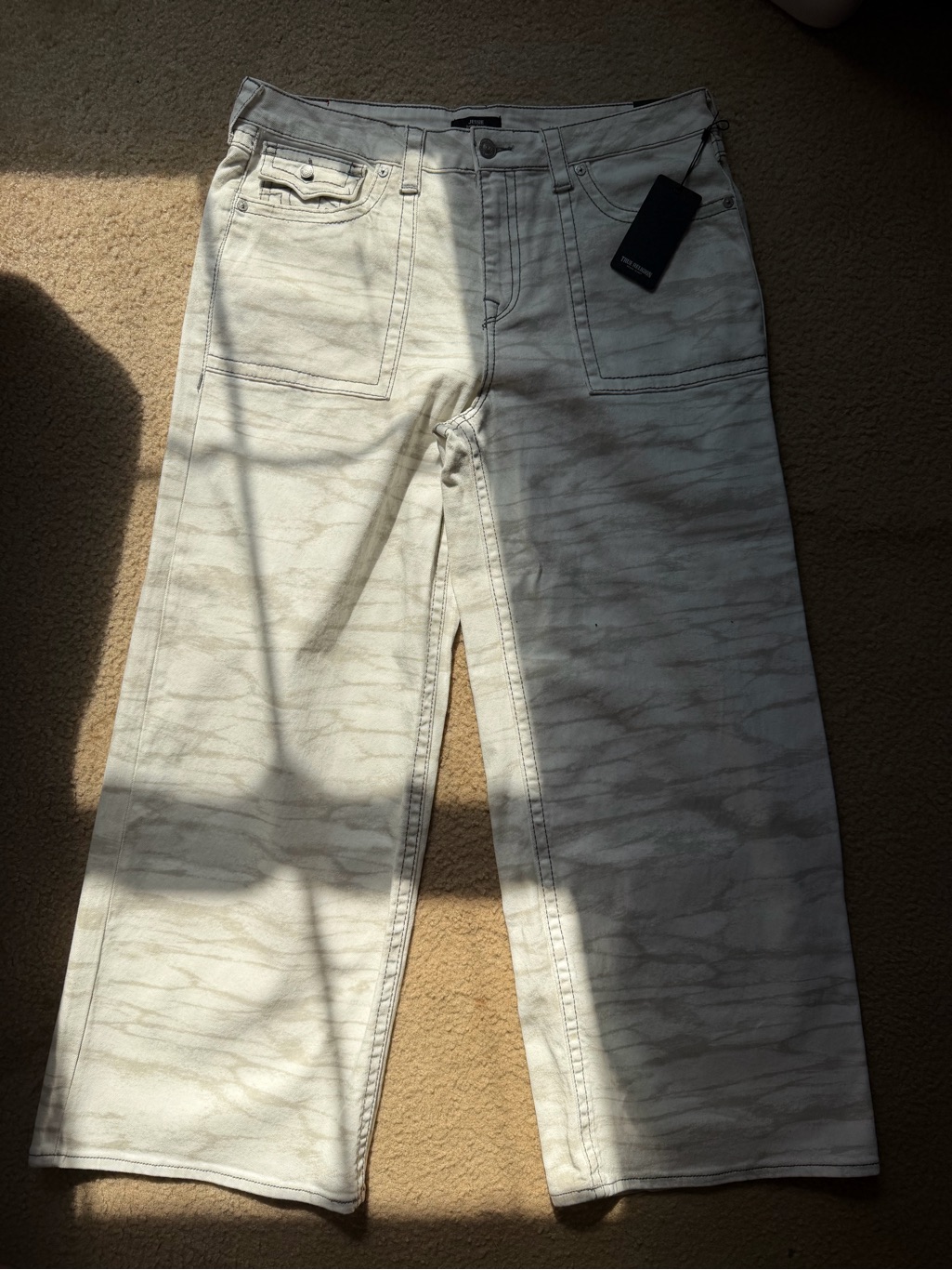 Nwt Jessie Baggy True Religion Size 33 Jean